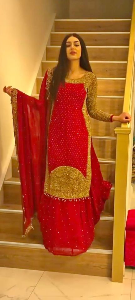 LUNCHING PARTY WEAR EID SPACIAL SHARARA SET EMBROIDERED SEQUENCE WORk