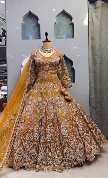 New Launching 5 meter flared Coding Sequins Work Lehenga, Exceptional Quality with Can-Can and Canvas Layers, A Perfect Fusion of Glamour and Comfort