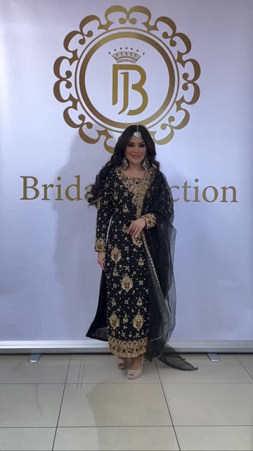 PRESERNTING NEW  HIT DESIGN COLLECTION EMBROIDERY SEQUENCE  WORK TOP-PENT WITH DUPATTA