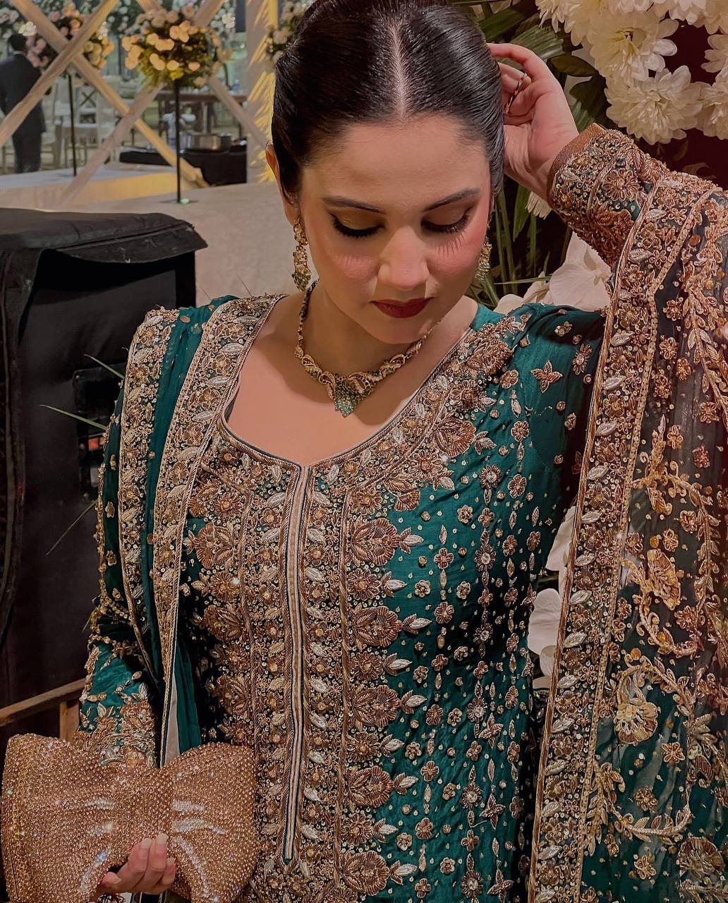 3 PIECE STYLISH KURTI,BOTTOM AND DUPATTA WITH BEAUTIFUL EMBROIDERY SEQUENCE WORK