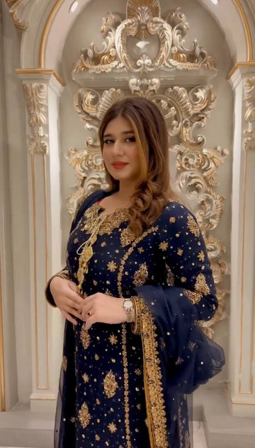 NEW PARTY WEAR DESIGNER DRESS SET