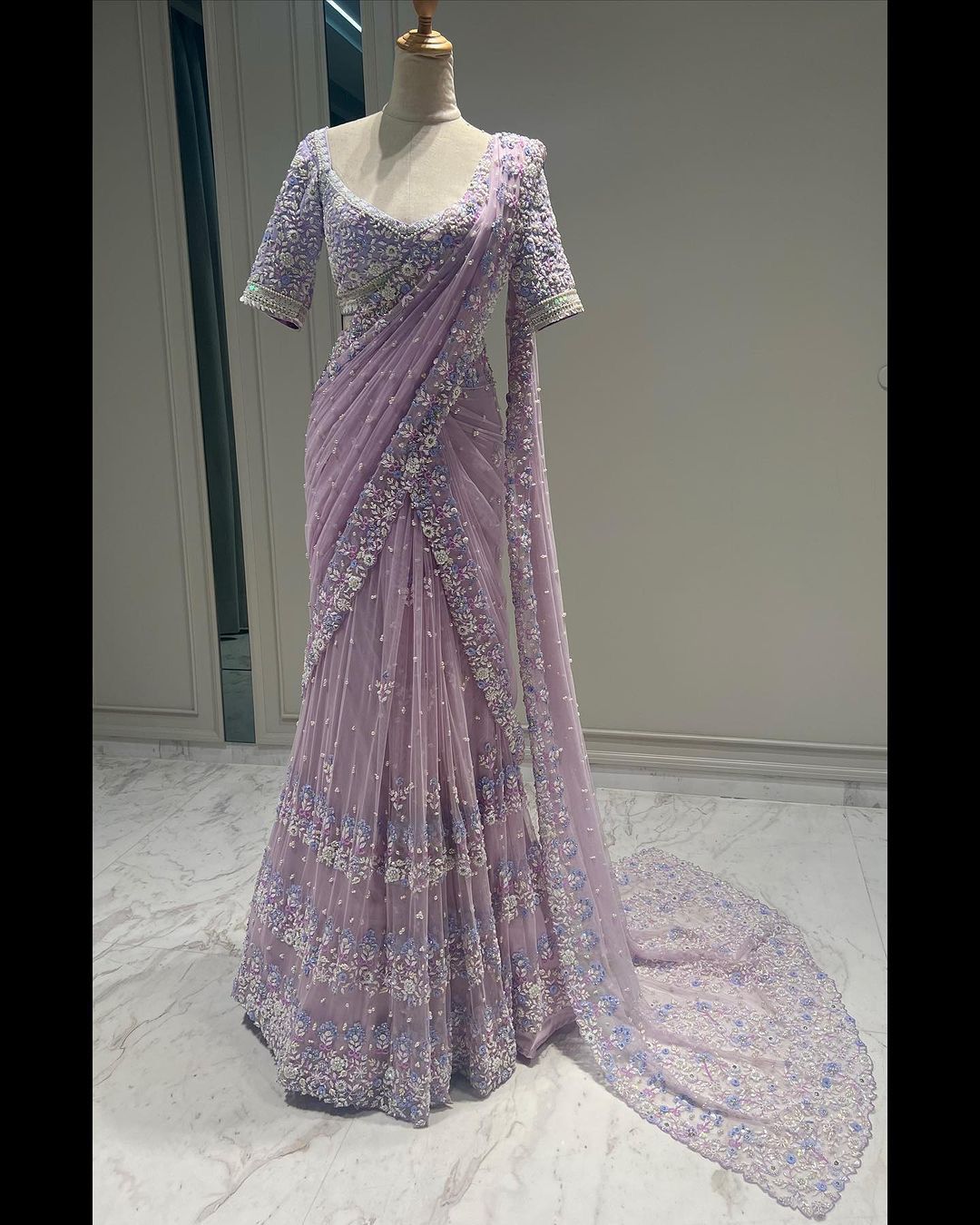 New Looking some one for this same colour beautiful Designer Saree on Soft Net Febric with Thred & Sequnce with Pearl work and Blouse on also Soft Net Febric With Thred & Sequnce with Pearl work